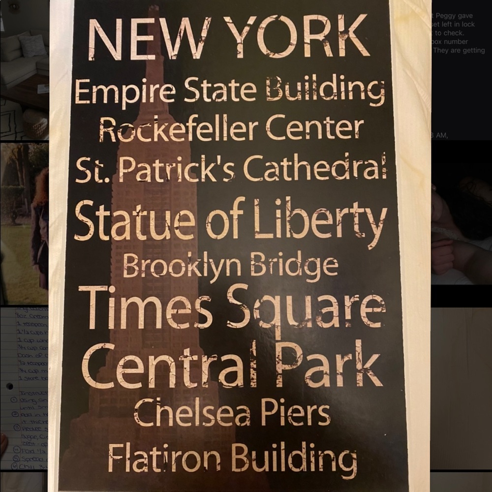 New York Sign